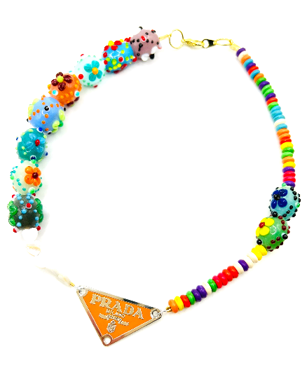 REPURPOSED TAG BEAD NECKLACE 7