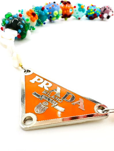 REPURPOSED TAG BEAD NECKLACE 7