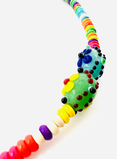 REPURPOSED TAG BEAD NECKLACE 7