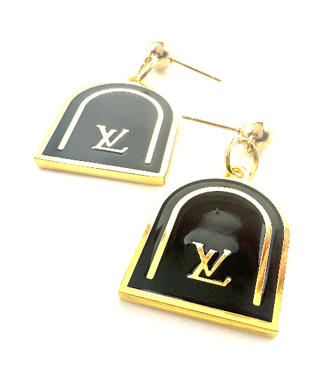 REPURPOSED CHARM ARCH DROP EARRINGS