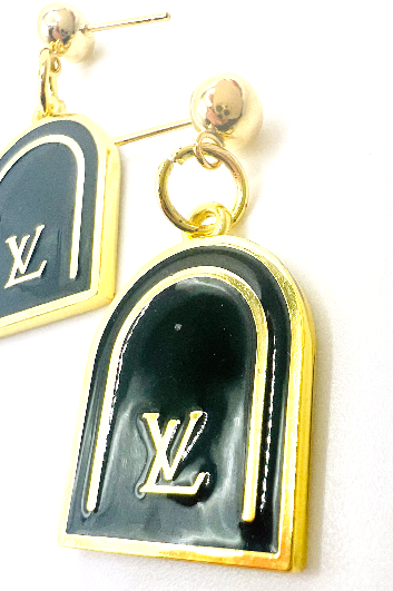 REPURPOSED CHARM ARCH DROP EARRINGS