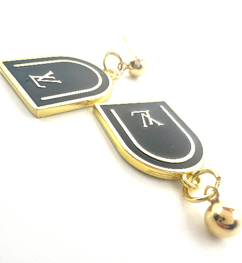 REPURPOSED CHARM ARCH DROP EARRINGS