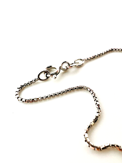 REPURPOSED SILVER LOCK CHARM NECKLACE