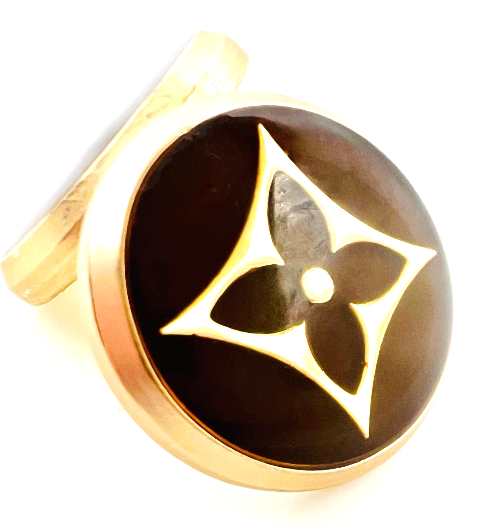 REPURPOSED BUTTON VESPER STUDS
