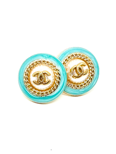 REPURPOSED BUTTON SKYLAR STUDS