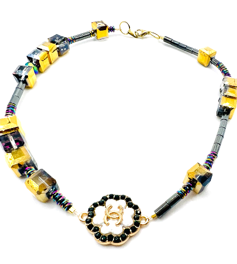 REPURPOSED CHARM BEAD NECKLACE 20