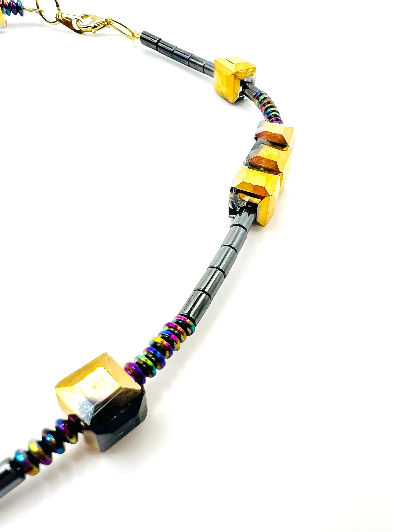 REPURPOSED CHARM BEAD NECKLACE 20