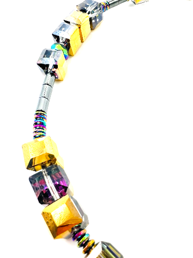 REPURPOSED CHARM BEAD NECKLACE 20